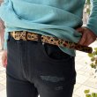 画像2: jawandi 　MULTI HOLE W LEATHER BELT (2)