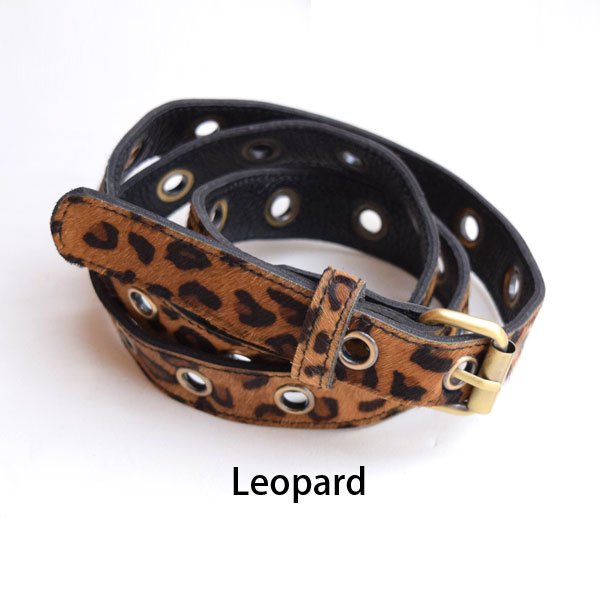 画像4: jawandi 　MULTI HOLE W LEATHER BELT (4)