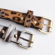 画像5: jawandi 　MULTI HOLE W LEATHER BELT (5)