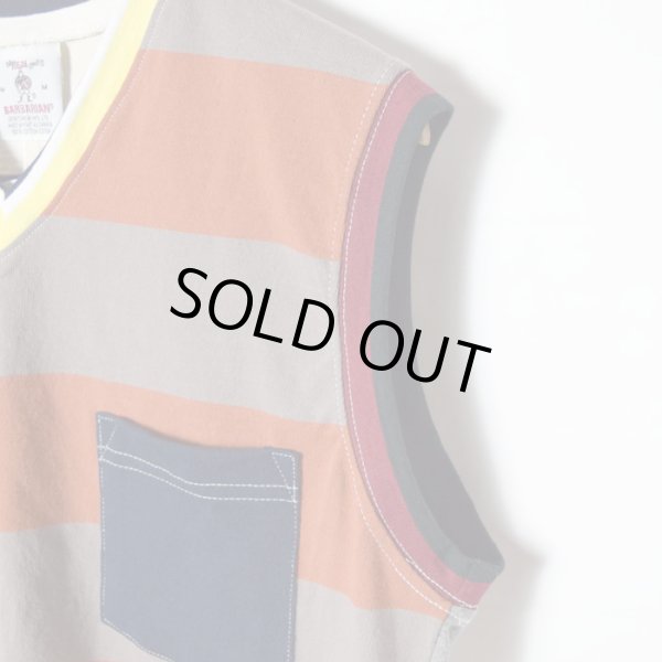 画像9: 【Sサイズ】BARBARIAN×RUSTY TO SHINE　クレイジーパターン Vネックベスト (9)