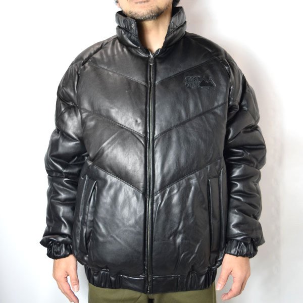 画像3: FIRST DOWN　PU LEATHER V-DOWN JACKET  (3)