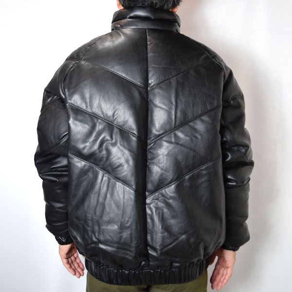 画像5: FIRST DOWN　PU LEATHER V-DOWN JACKET  (5)