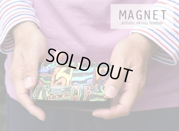 画像2: MAGNET　 Patch Work Card Case Pig Leather (2)