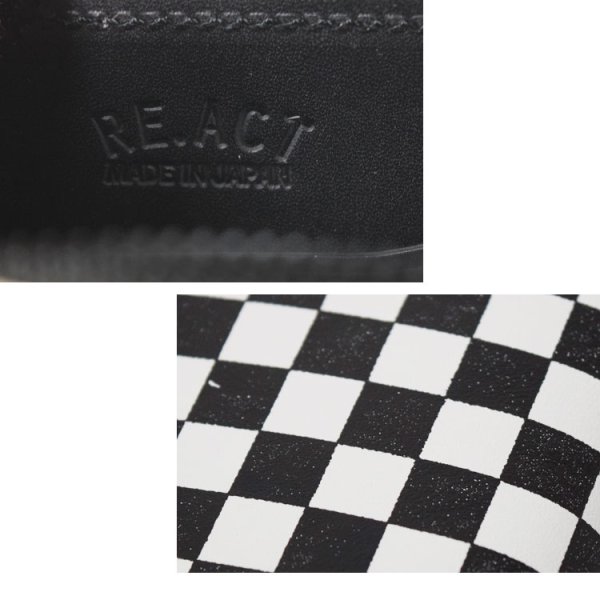 画像9: RE.ACT ×ラスティートゥーシャイン Checker flag L-Fastener Compact Wallet (9)