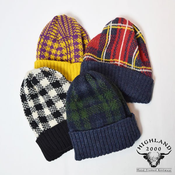 画像1: HIGHLAND2000　Check Bobcap (1)