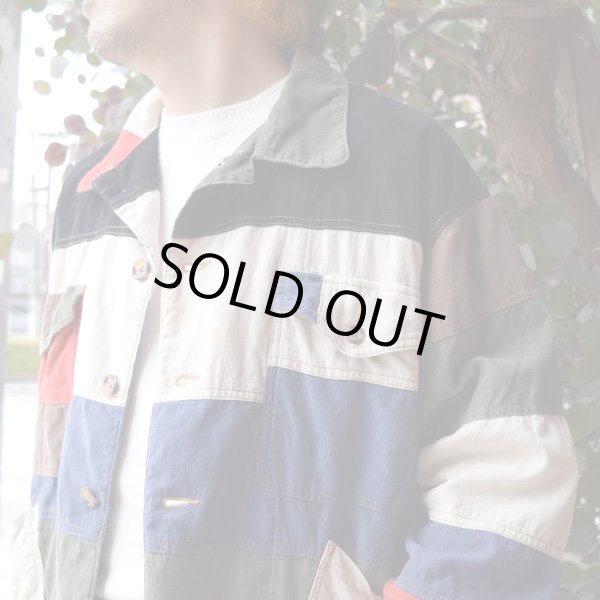 画像2: IMPRESTORE　David 20W courduroy Rainbow Lake JK (2)