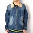 画像3: oblekt　コンフォータブルデニム ジップブルゾン (3)
