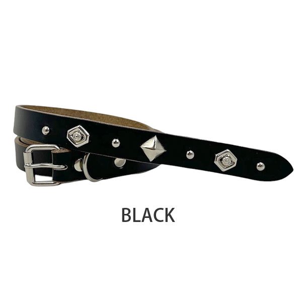 画像3: RE.ACT×Crossed Arrows　 Studs Sword tip Narrow Long Belt (3)