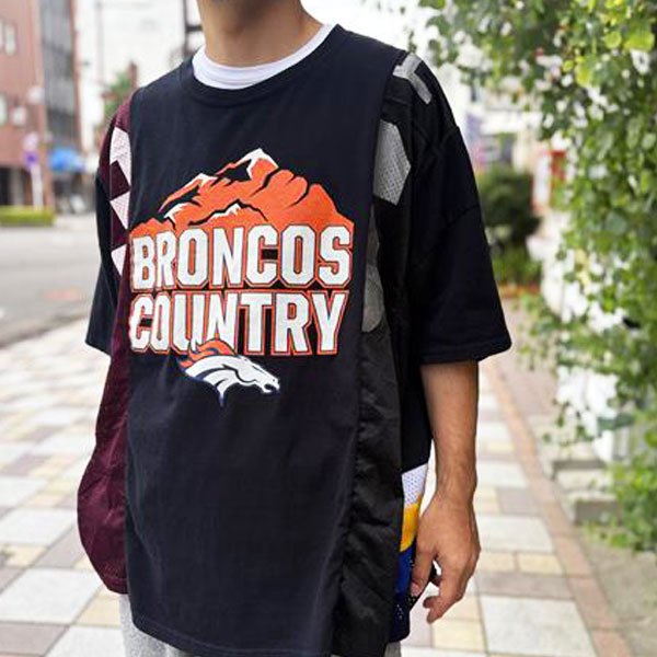 画像2: redad  当店別注 combination wide Tシャツ (2)