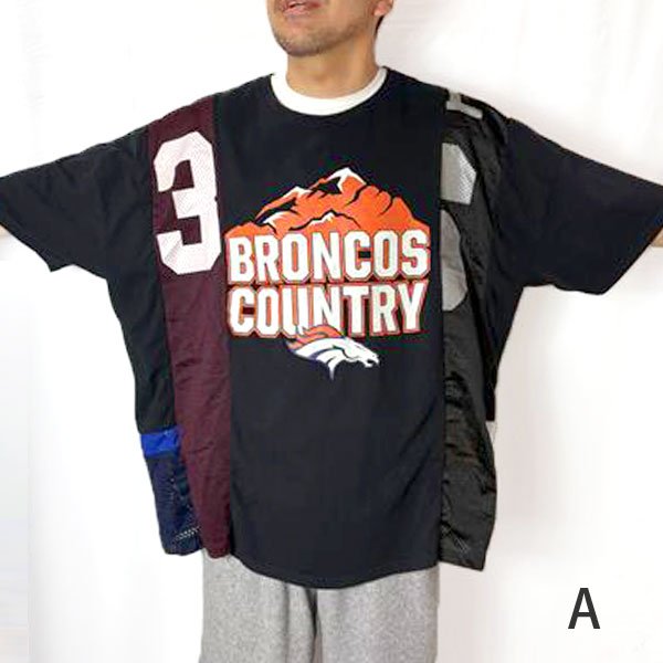 画像3: redad  当店別注 combination wide Tシャツ (3)