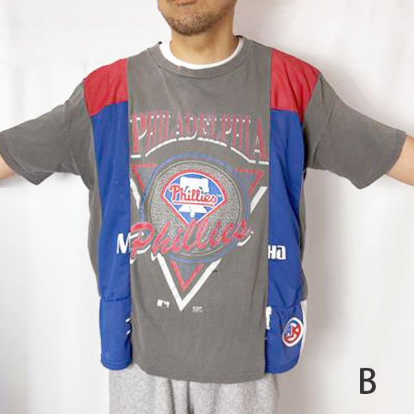 画像5: redad  当店別注 combination wide Tシャツ (5)