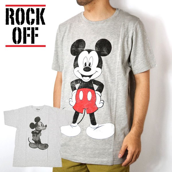 画像1: ROCK OFF　MICKEY Tシャツ　 (1)
