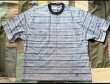 画像1: HOLLYWOOD RANCH MARKET　リサイクルマルチボーダー ドロップショルダーＴシャツ (1)