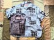 画像1: HOLLYWOOD RANCH MARKET　ダイドパッチワークレース オープンカラーシャツ (1)