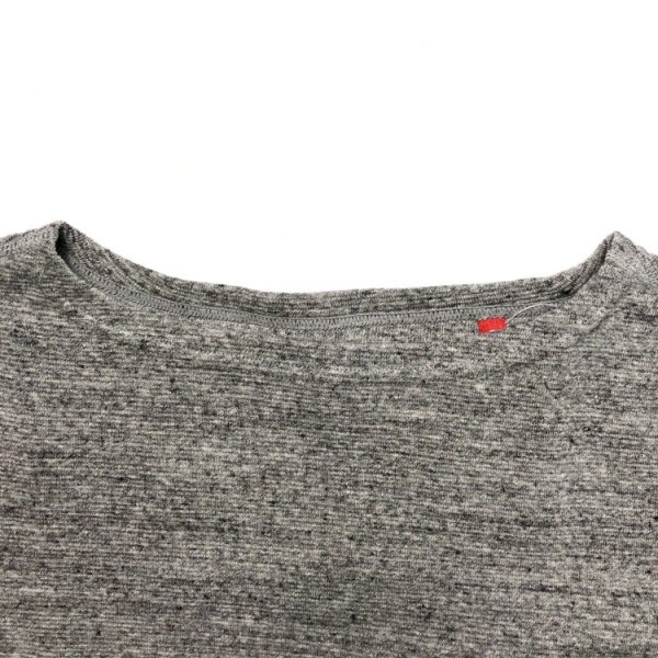 画像4: HOLLYWOOD RANCH MARKET　『ストレッチフライス レディース ボートネック　ハーフスリーブＴシャツ　カラー：GREY』 (4)