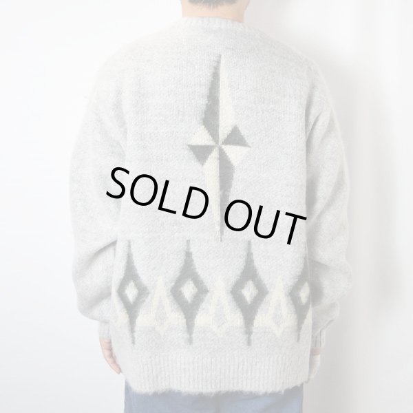画像5: TOWN CRAFT SHAGGY PATTERN CREW SWEATER (5)