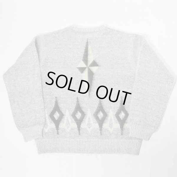 画像7: TOWN CRAFT SHAGGY PATTERN CREW SWEATER (7)