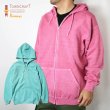 画像1: TOWN CRAFT 90S PIGMENT FULL ZIP HOODIE (1)