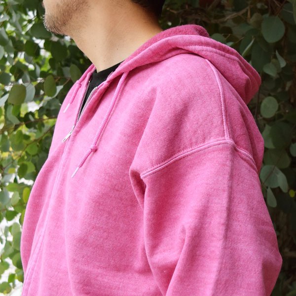 画像2: TOWN CRAFT 90S PIGMENT FULL ZIP HOODIE (2)