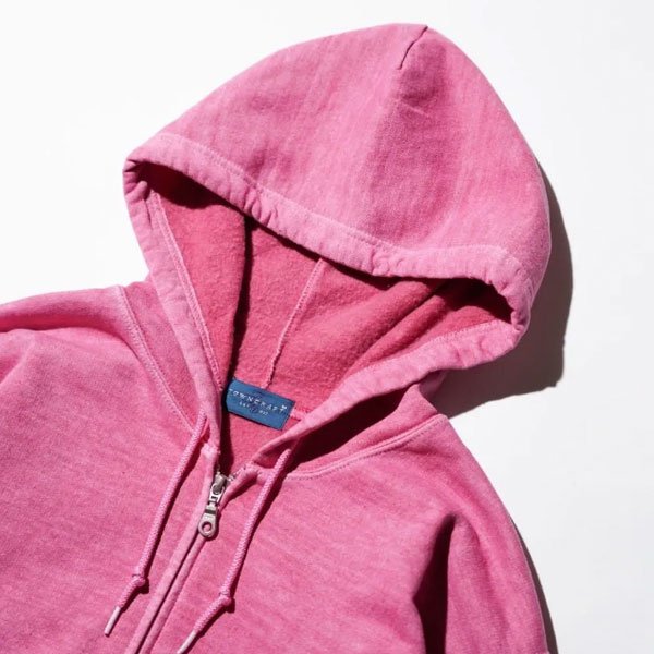 画像7: TOWN CRAFT 90S PIGMENT FULL ZIP HOODIE (7)