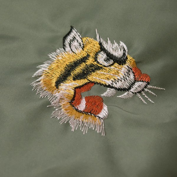 画像13: THRIFTY LOOK 　EMBROIDERY MA-1 VEST (13)