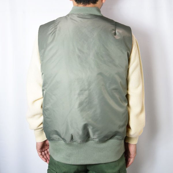 画像5: THRIFTY LOOK 　EMBROIDERY MA-1 VEST (5)
