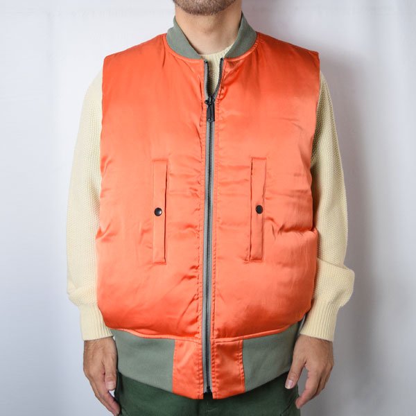 画像6: THRIFTY LOOK 　EMBROIDERY MA-1 VEST (6)