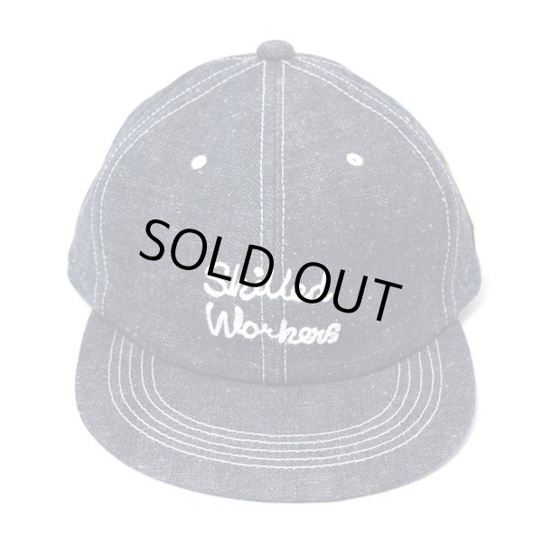 画像4: THE SKILLED WORKERS 　チェーンステッチロゴ BBキャップ (4)