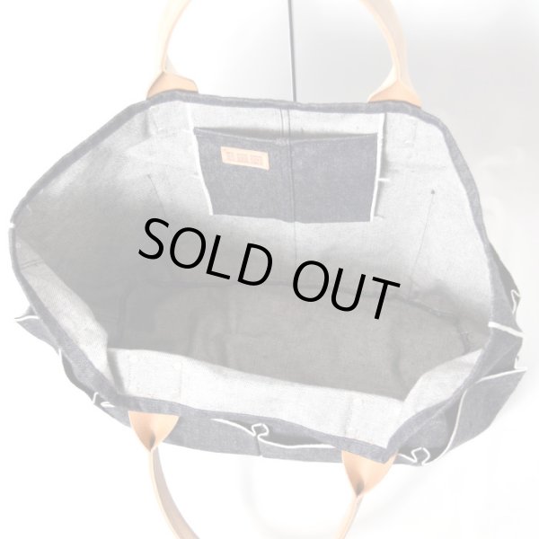 画像9: WE ARE ONE  デニムユーティリティバッグ LARGE (9)