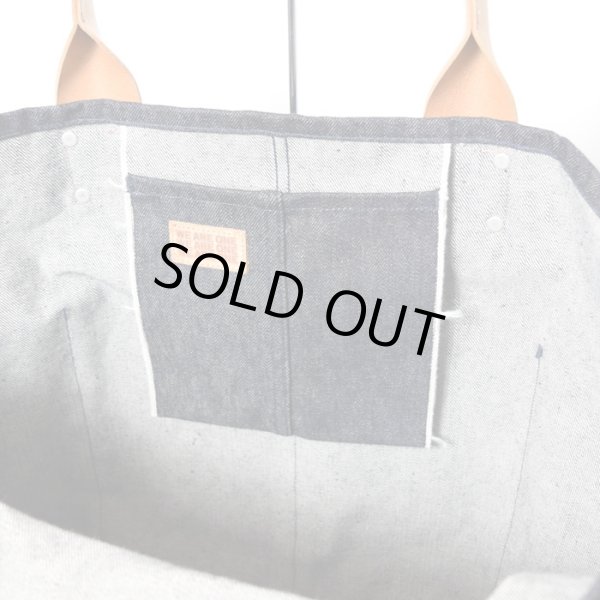 画像10: WE ARE ONE  デニムユーティリティバッグ LARGE (10)