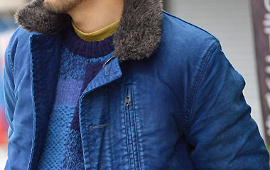 ブルーブルー インディゴジャーマンクロス クラフトマンデッキジャケットのイメージ画像