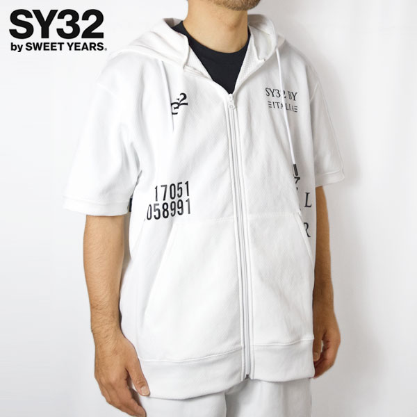 SY32　SPIRAL KNIT ZIP HOODIE TEE
