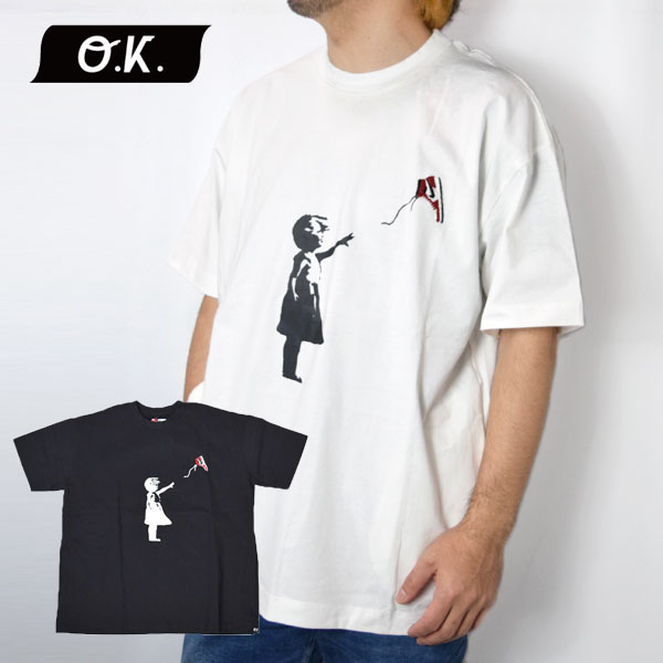o.k　AJ1 feat BANKSY  Tシャツ