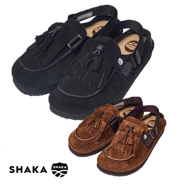 SHAKA　MOC MULE TASSEL SUEDE