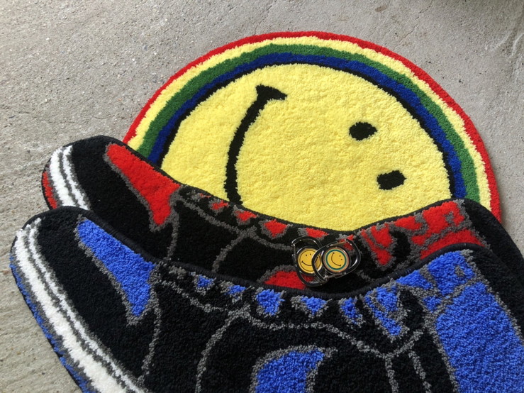 SECOND LAB SMILE RAINBOW RUG MAT SD2235 の通販なら【正規取扱店